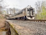 RDC excursion on the west leg of the Mill Creek Junction Wye